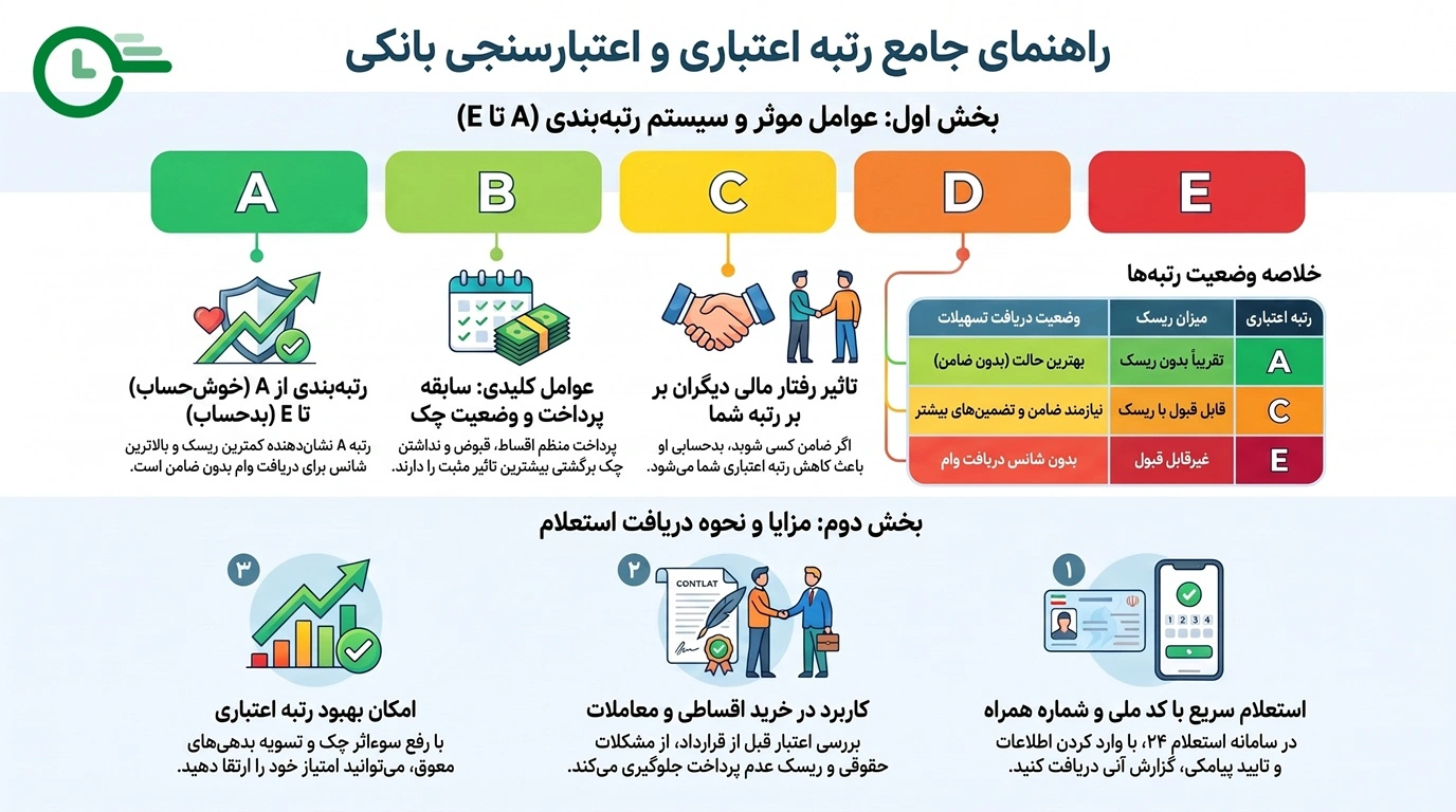 استعلام رتبه اعتباری بانک مرکزی