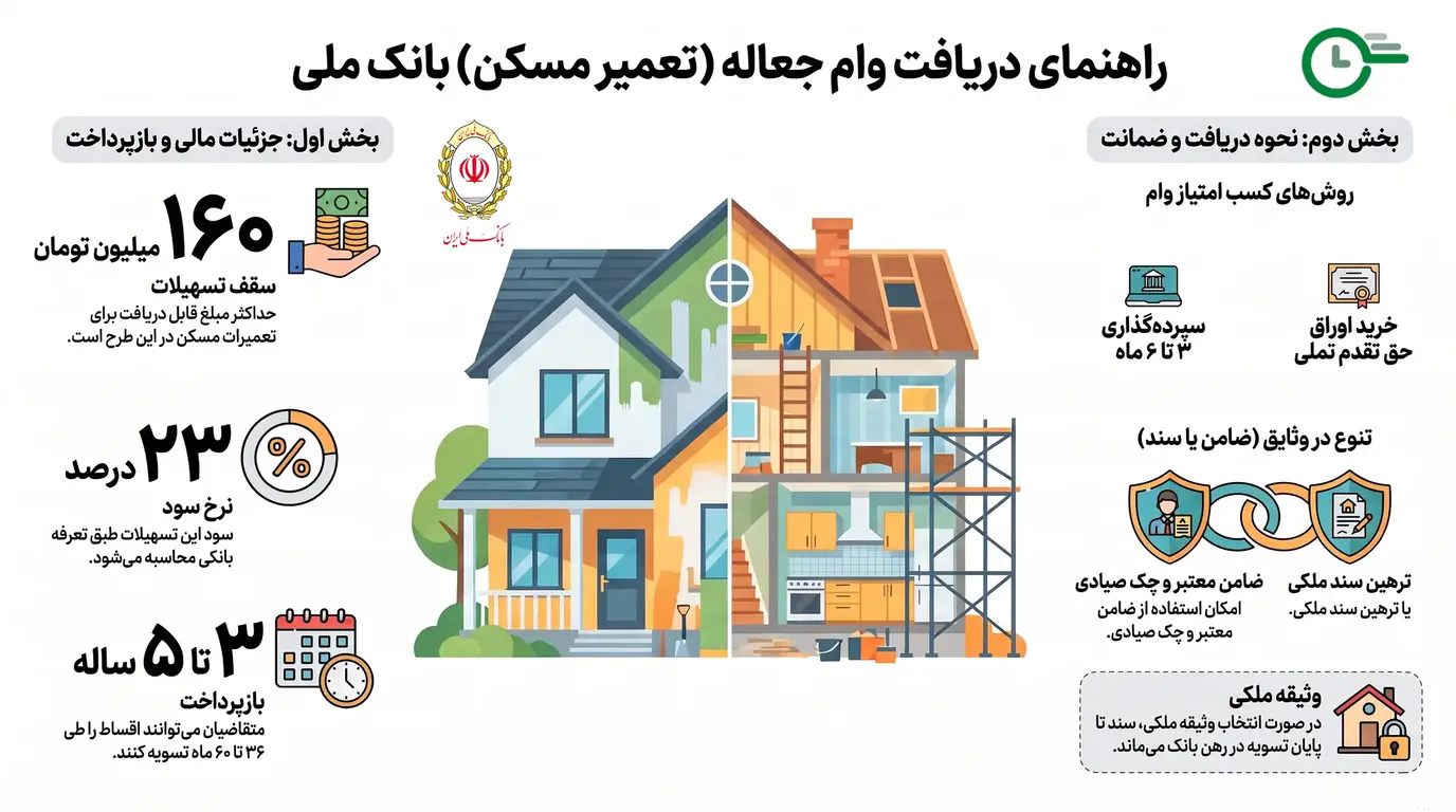 وام جعاله مسکن بانک ملی