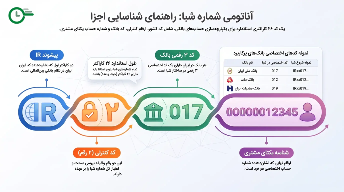 ساختار کلی شماره شبا