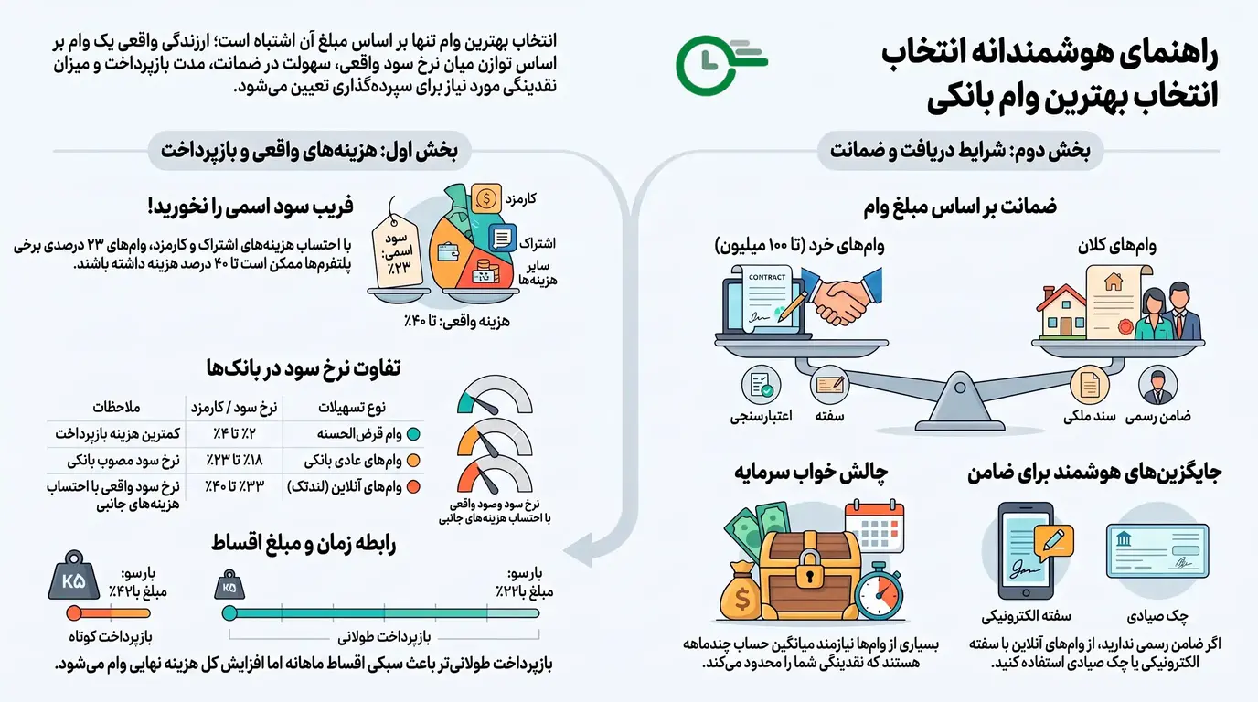 از چه بانکی وام بگیریم؟